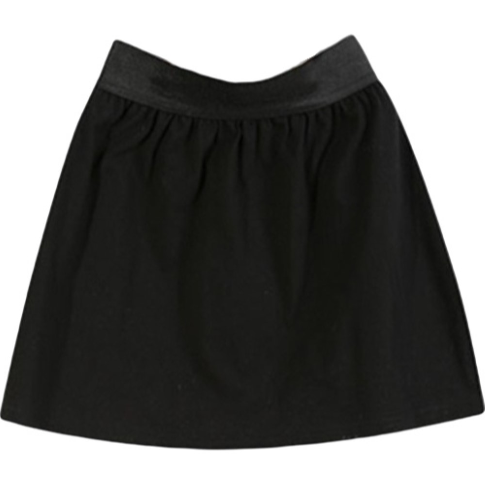 付け裾 つけ裾 フェイクレイヤードシャツ レディース 女性 ウエストゴム スカート 無地 重ね着風 体型カバー 大きいサイズ カジュアル かわいい お | plusnao | 02