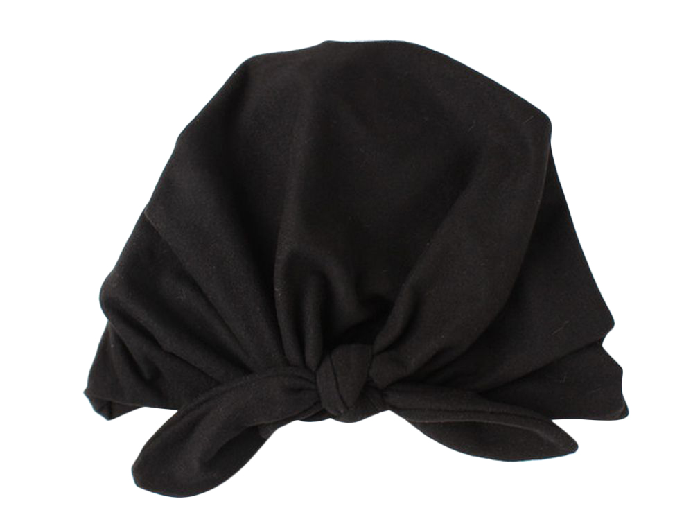 ターバン ニット帽 ベビー 新生児 出産祝い 帽子 ヘアバンド ニットキャップ 男女兼用 インド風帽子 結び目 赤ちゃん 被り物 無地 赤 ピンク 可 | plusnao | 05