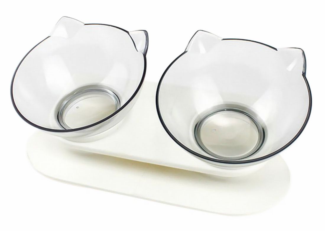 食器台 食器 ペット用品 猫 犬 ボウル ダブルボウル シングルボウル 白