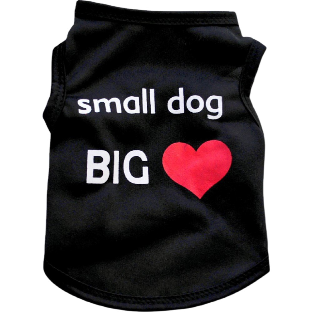 ドッグウェア 犬服 犬用ウェア ペットウェア ベスト タンクトップ ノースリーブ 袖なし カットソー Tシャツ 小型犬用 ロゴ ハート 可愛い おしゃ