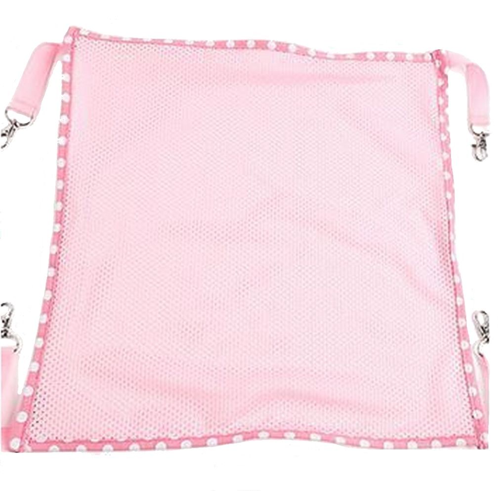 ペット用ハンモック 猫用ハンモック 室内用 ベット ネット 通気性 メッシュ 折りたたみ ネコ ねこ CAT 寝具 ペット用品 ペットグッズ 水玉 ド | plusnao | 03