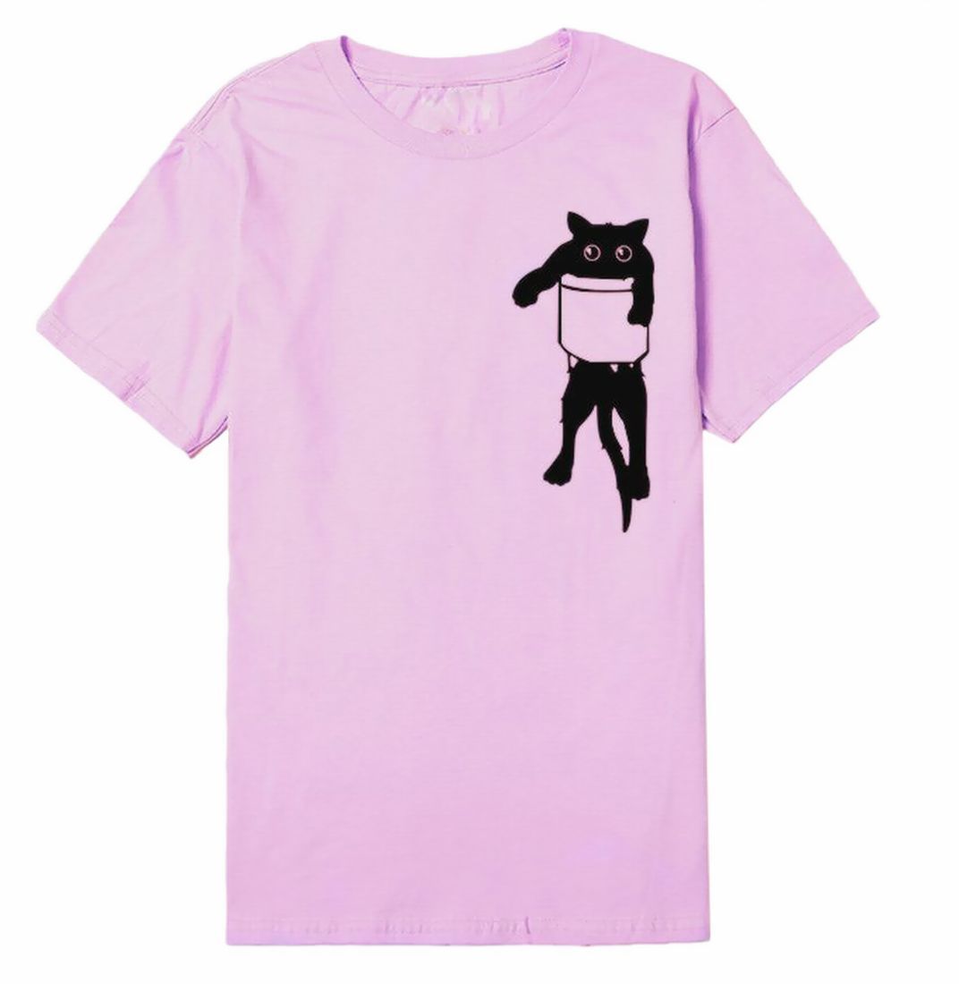 Tシャツ 半袖 ラウンドネック 猫プリント レディース トップス カットソー ネコ ねこ 可愛い かわいい ユニーク 面白い おもしろい 女性用 婦人 プラスナオ Paypayモール店 通販 Paypayモール