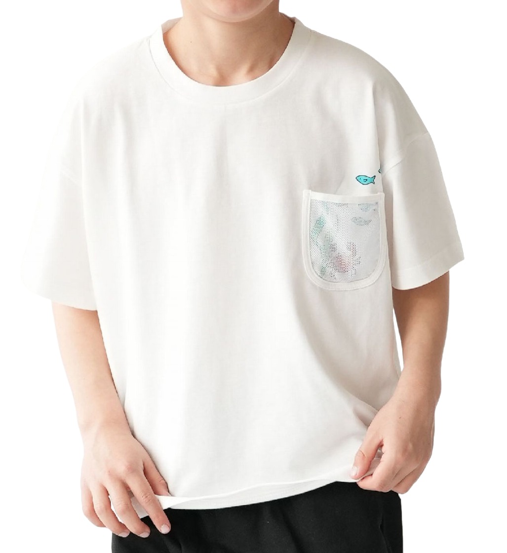 t*s様 Kolor メッシュポケット Tシャツ WHITE サイズ1 白 在庫処分 SALE Tシャツ メッシュポケット 半袖 ティーシャツ ポケット