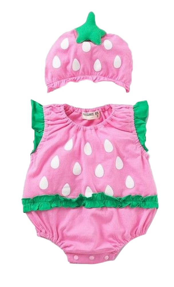 plusnao（プラスナオ） ロンパース カバーオール 帽子付き 子供服