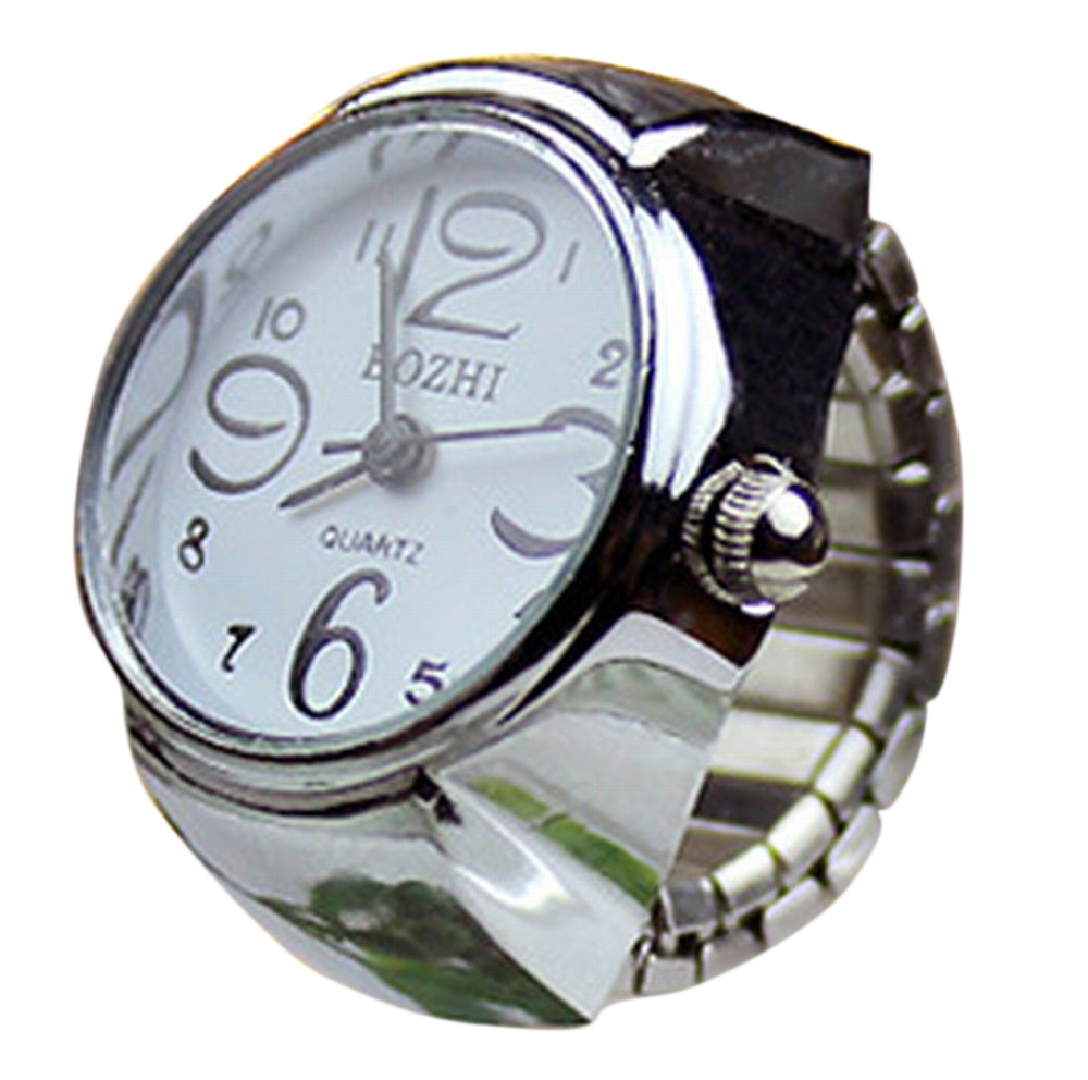 リングウォッチ 指輪時計 指時計 アナログ ラウンドウォッチ 丸型 