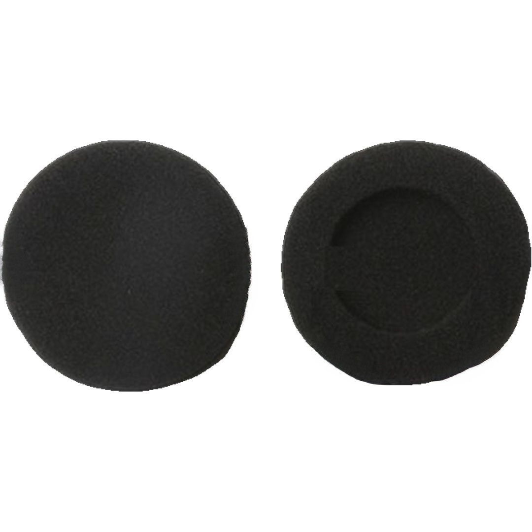 イヤーパッド 2枚セット ヘッドホン交換用 1ペア カバースポンジ ヘッドホンパッド 取替え スペア 直径5cm ヘッドフォン 左右 両耳 ブラック | ブランド登録なし | 01
