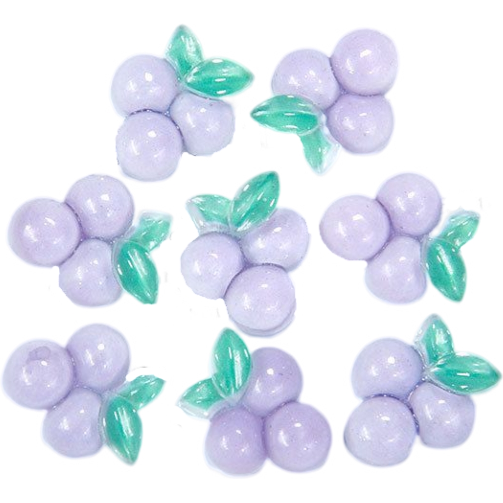 デコパーツ 10個セット 子供 キッズ フルーツ 果物 カボション レジン