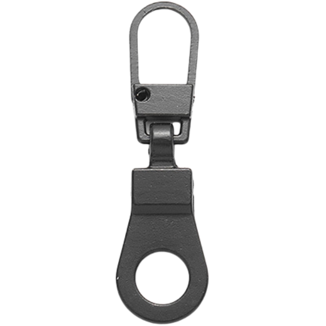 ファスナー 引き手 同色4個セット 引手 回転式 金属 メタル 交換 修理