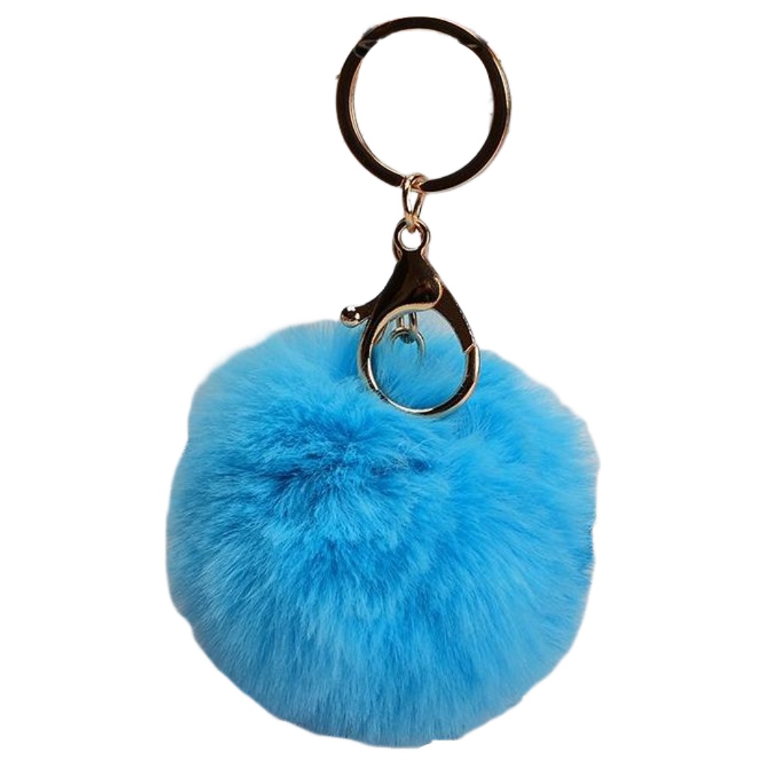 plusnao バッグチャーム キーホルダー レディース ふわふわ ポンポン