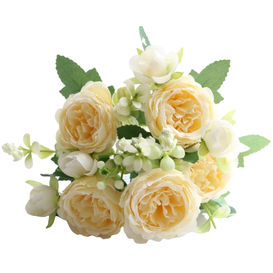 フェイクフラワー 造花 アーティフィシャルフラワー バラ 薔薇 牡丹