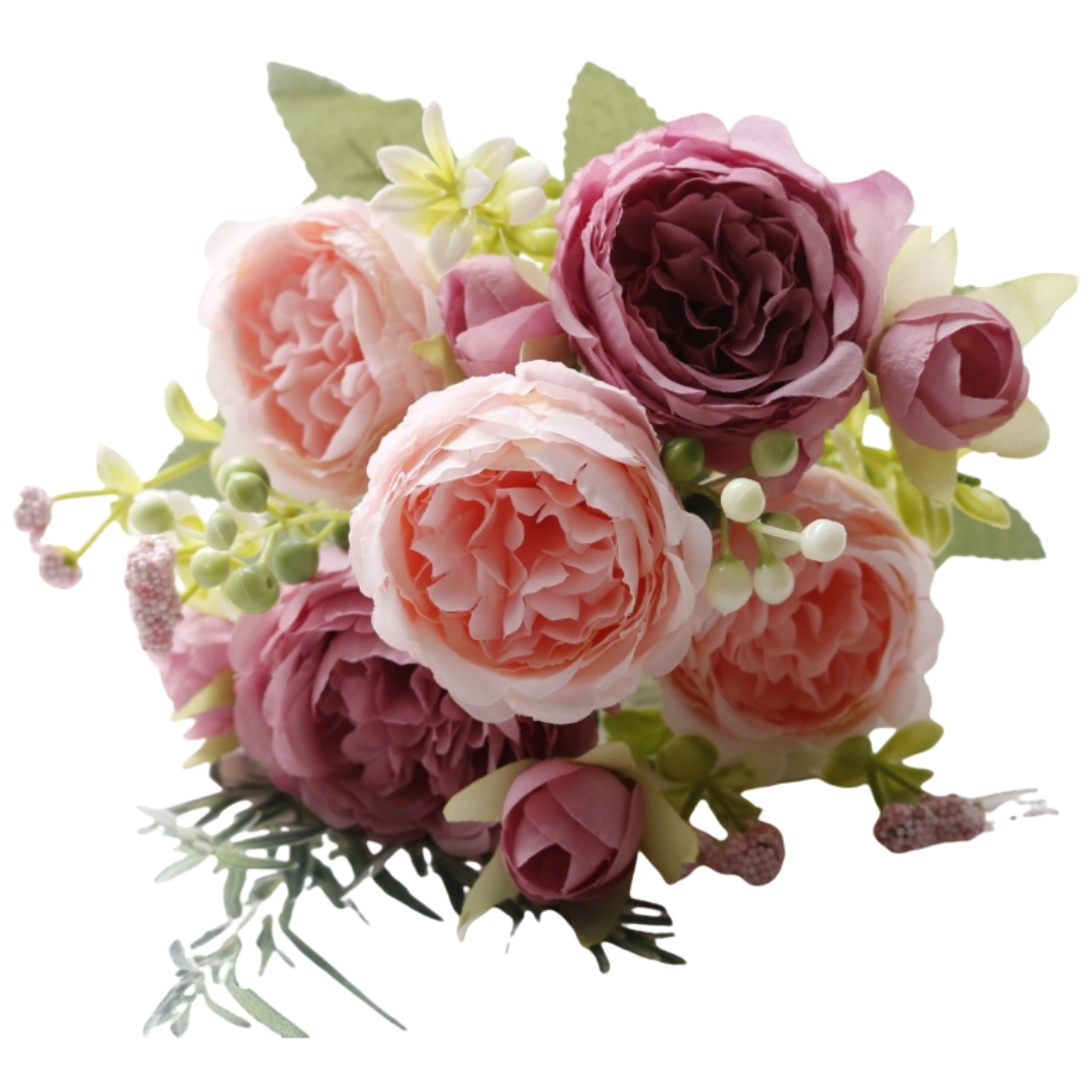 フェイクフラワー 造花 アーティフィシャルフラワー バラ 薔薇 牡丹
