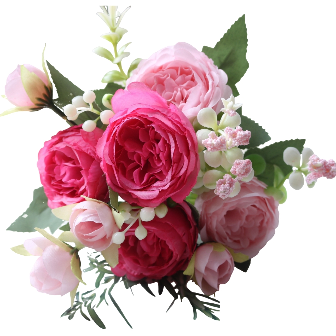 フェイクフラワー 造花 アーティフィシャルフラワー バラ 薔薇 牡丹