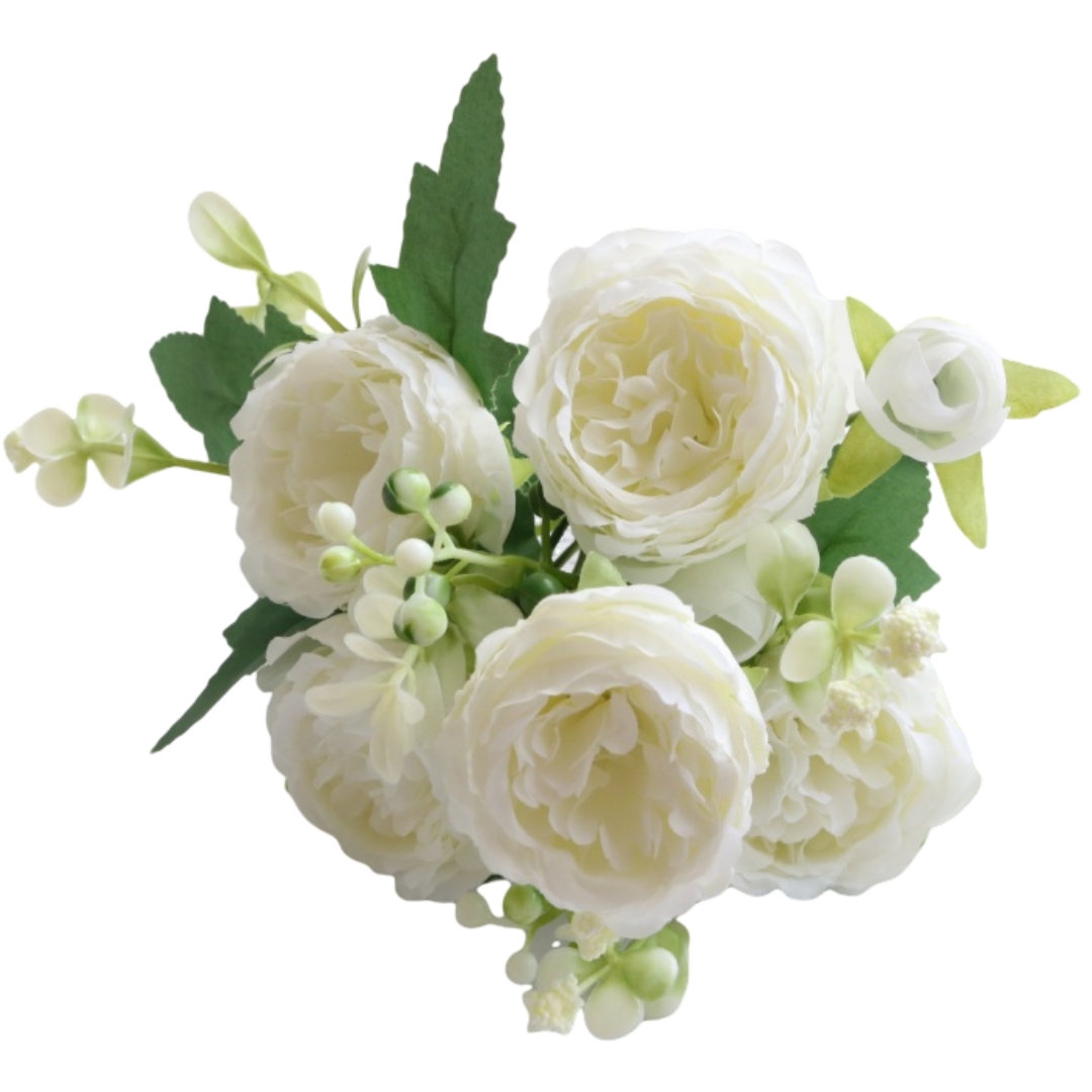 フェイクフラワー 造花 アーティフィシャルフラワー バラ 薔薇 牡丹