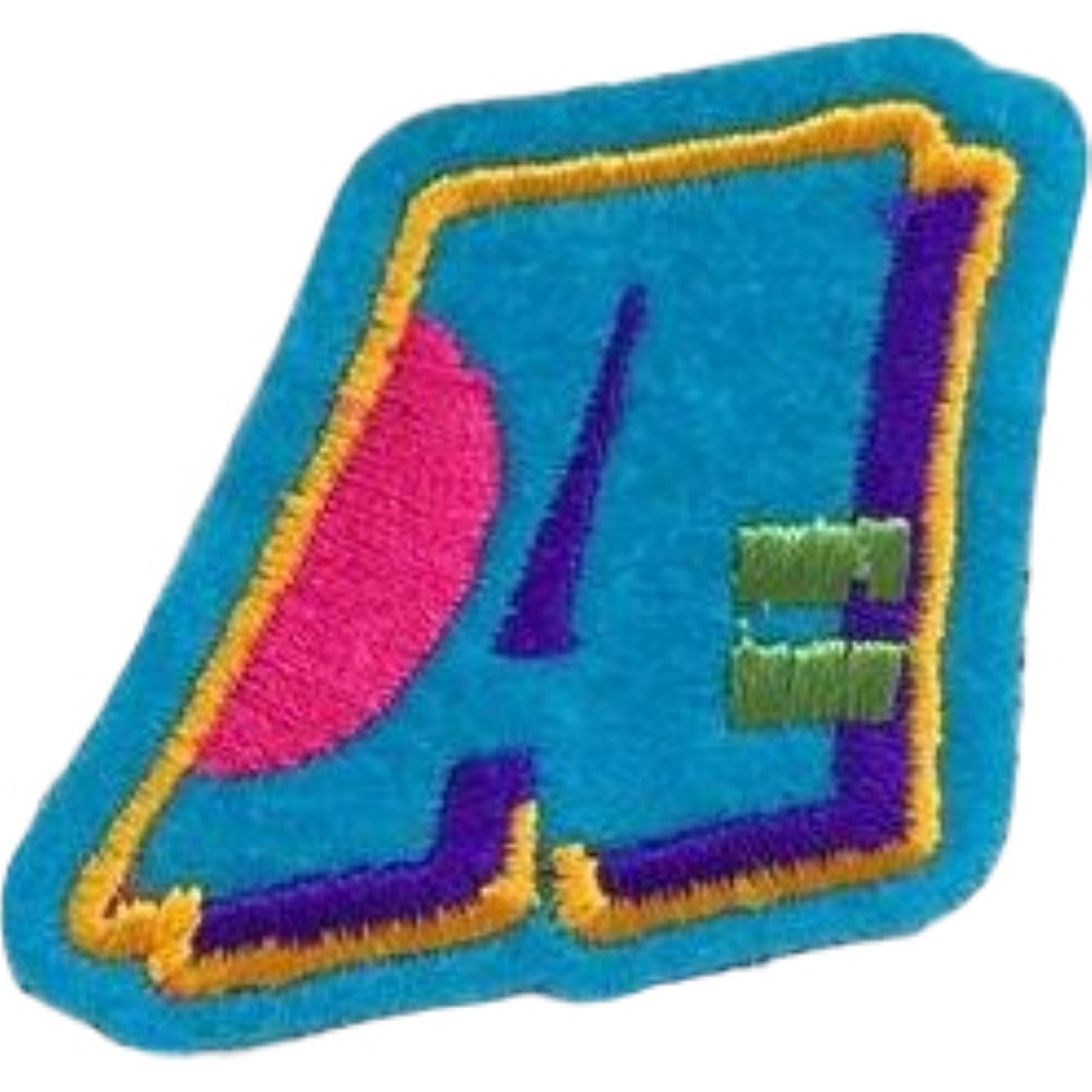 ワッペン アルファベット 英字 英語 ハンドメイド 手芸 DIY カラフル