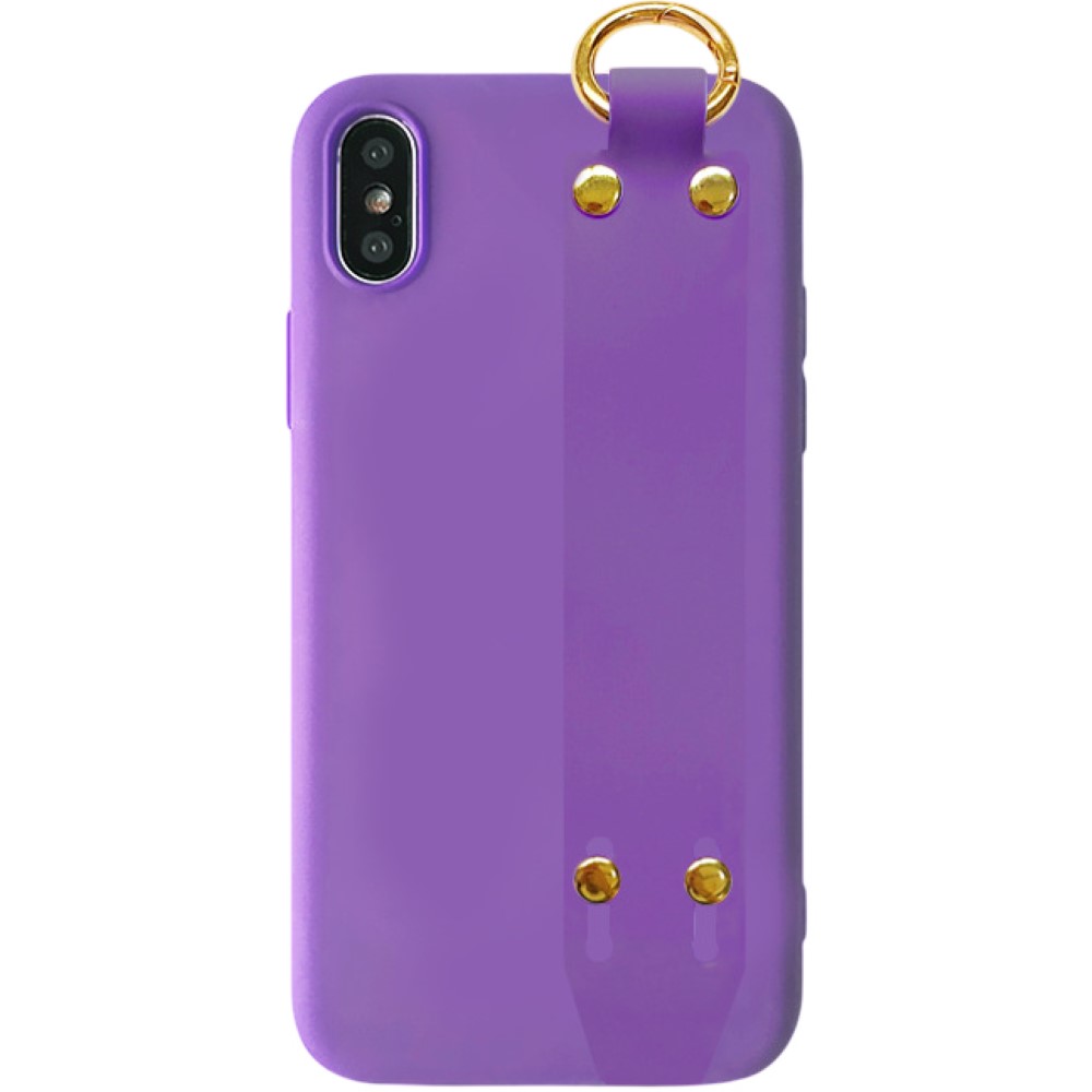iPhoneケース スマートフォンケース スマホケース スマホカバー 落下防止ベルト スタンド機能 リング付き 背面保護 傷防止 シンプル おしゃれ | ブランド登録なし | 13