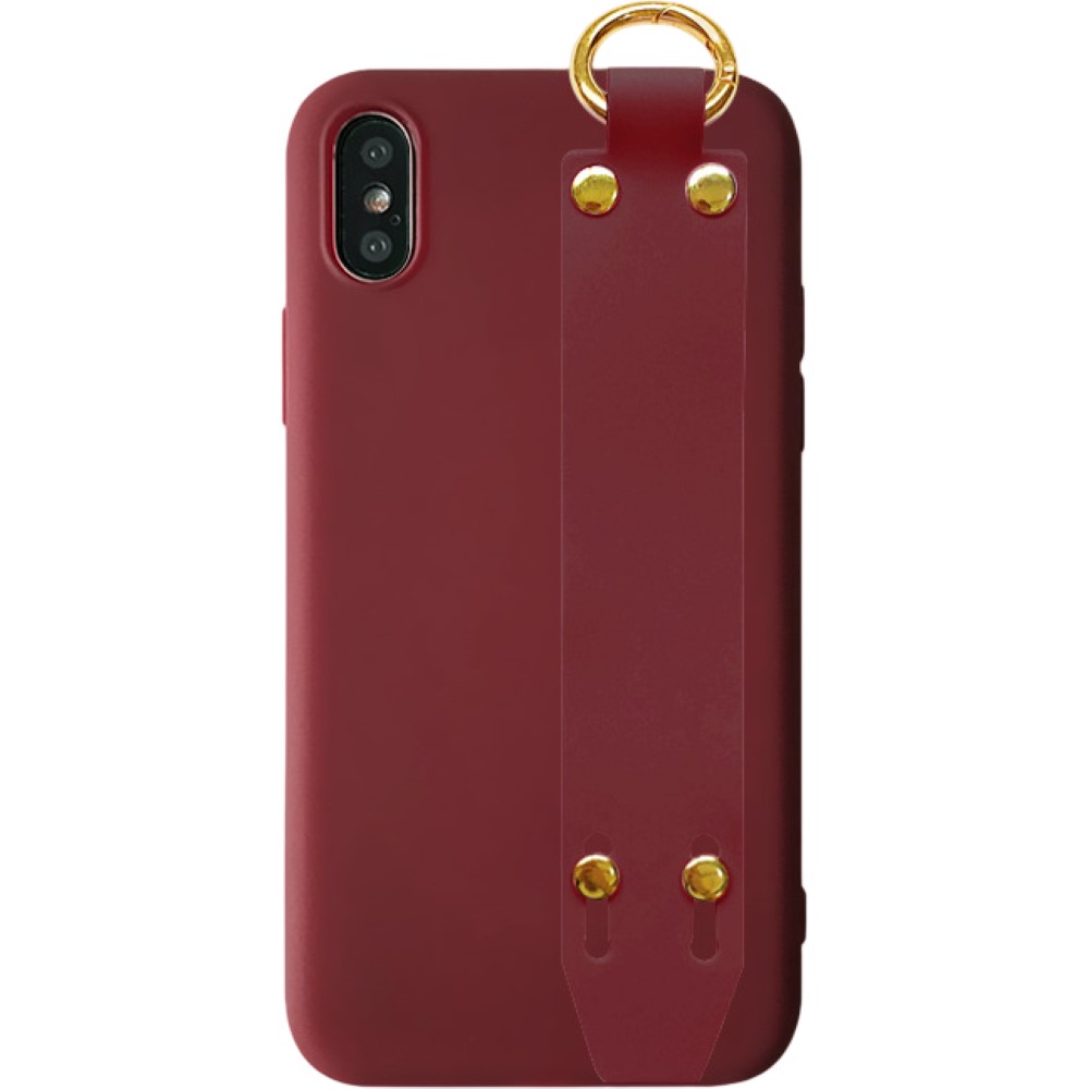 iPhoneケース スマートフォンケース スマホケース スマホカバー 落下防止ベルト スタンド機能 リング付き 背面保護 傷防止 シンプル おしゃれ | ブランド登録なし | 12