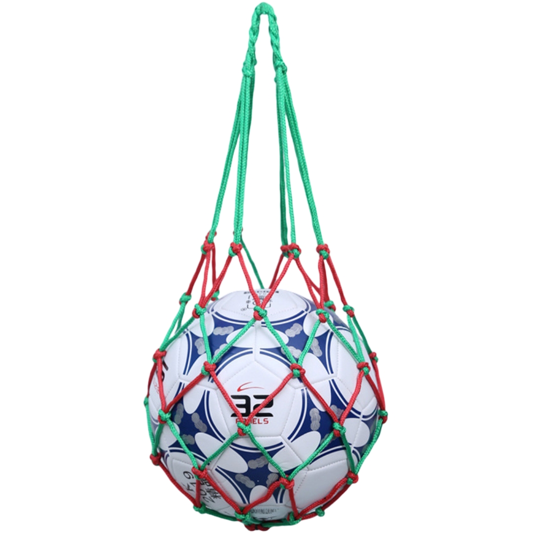 ボールネット ボールバッグ ボール入れ 収納 球 サッカー バスケット バレー フットサル ドッジボール 球技 網袋 手提げ 持ち運び 持ち歩き 落下 | plusnao | 05