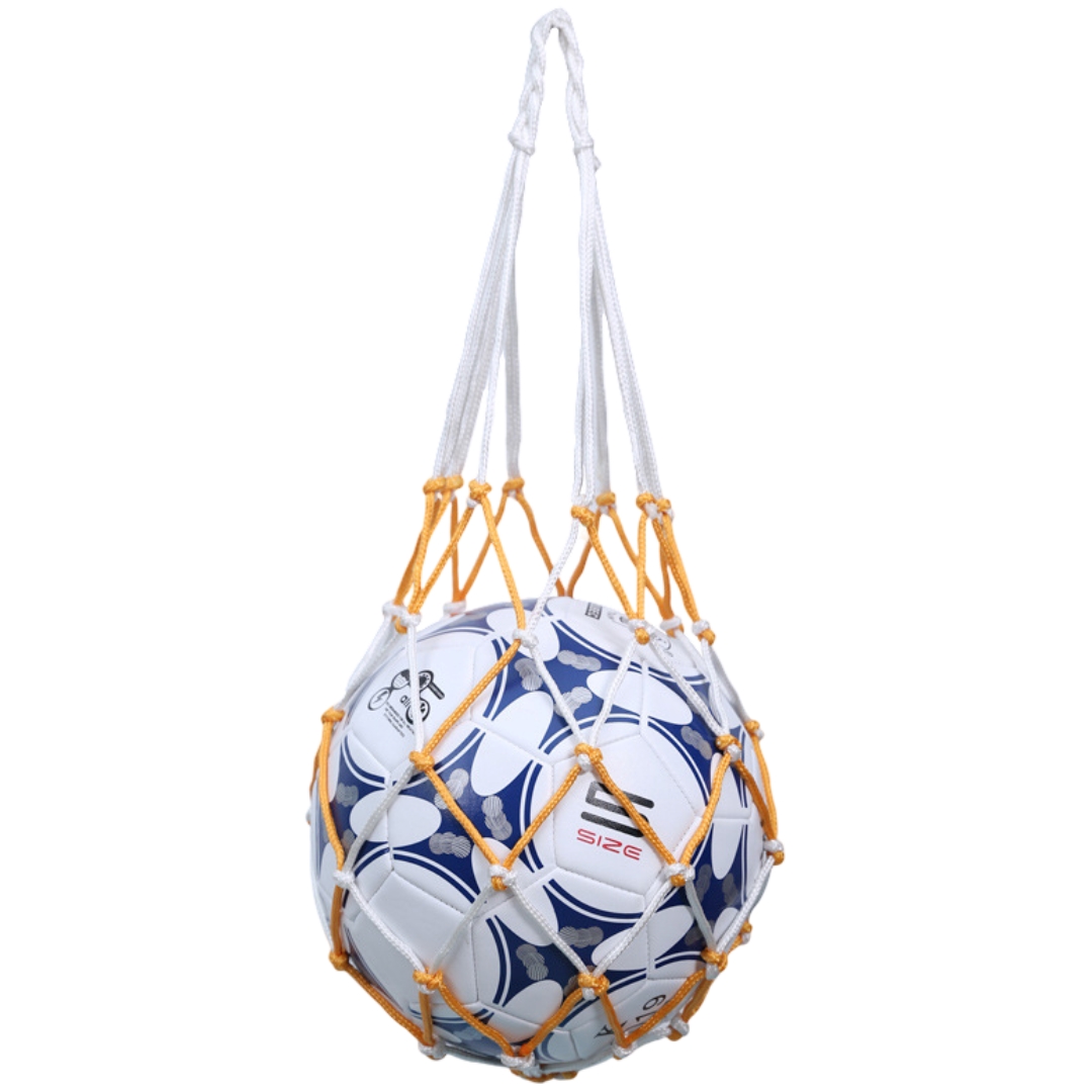 ボールネット ボールバッグ ボール入れ 収納 球 サッカー バスケット バレー フットサル ドッジボール 球技 網袋 手提げ 持ち運び 持ち歩き 落下 | plusnao | 08