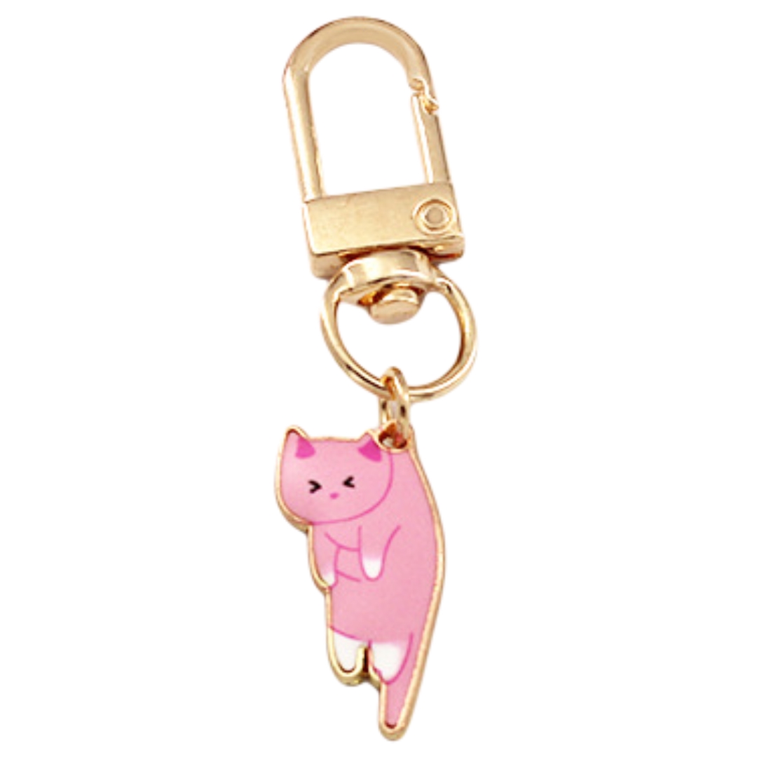 キーホルダー AirPodsケースチャーム バックチャーム 猫 ねこ ネコ レディース 女性 婦人 女の子 カラナビ 動物 アニマル かわいい プレゼ | plusnao | 01