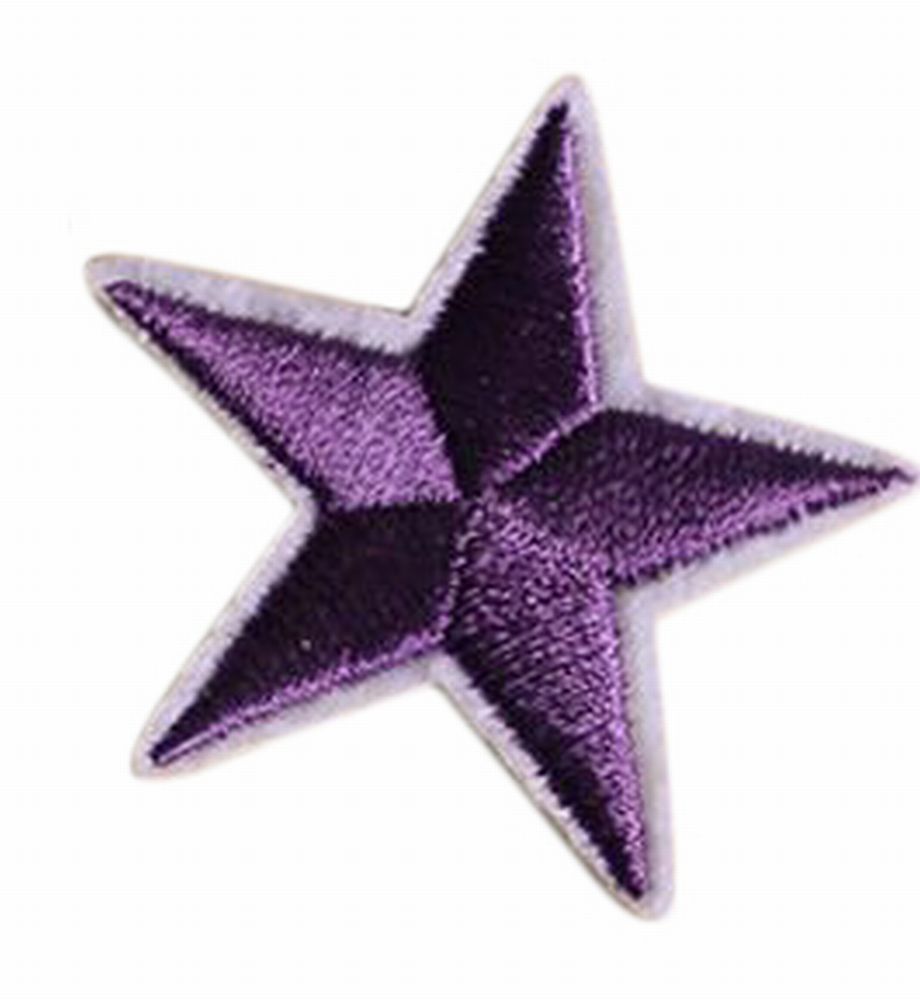 ワッペン 10個セット アップリケ 星 スター アイロン接着 手芸