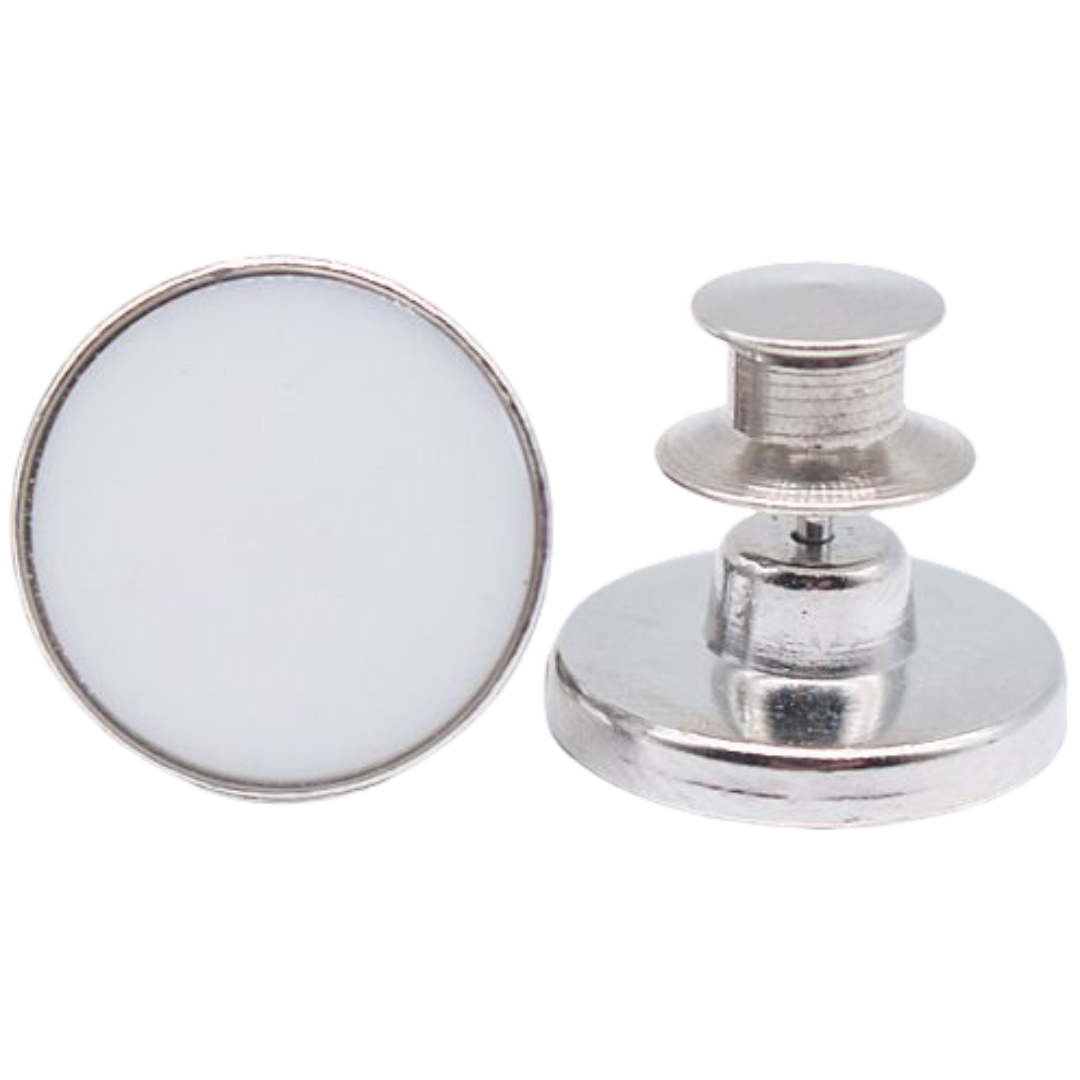 ジーンズボタン 2個セット デニムボタン 17mm タックボタン