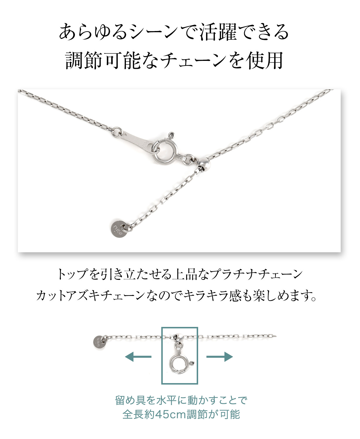 ネックレス レディース プラチナ 0.5ct ダイヤモンド 一粒 ダイヤ ダイヤモンドネックレス ラボグロウン   ブランド 爆買の画像