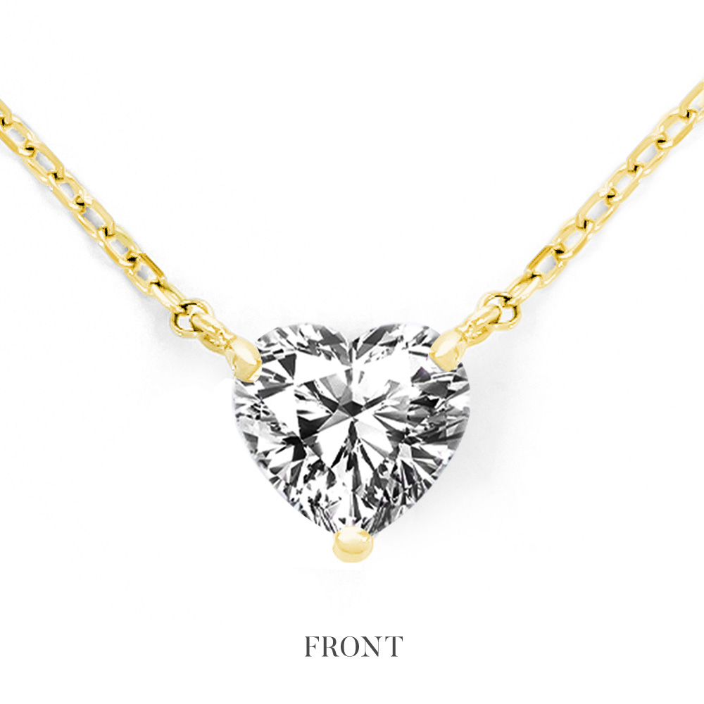 ネックレス レディース プラチナ 0.5ct ダイヤモンド 一粒 ダイ ヤ ダイヤモンドネックレス ラボグロウン  ブランド 爆買の画像