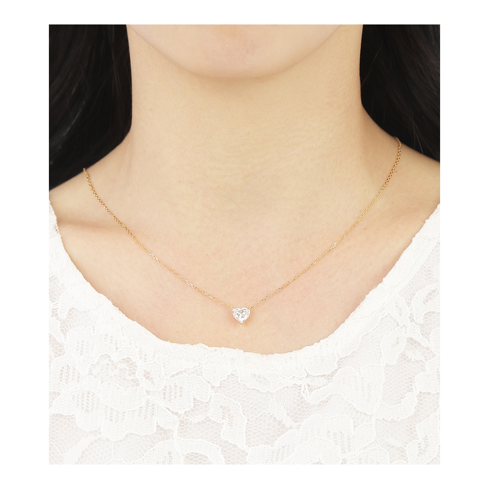 ネックレス レディース プラチナ 0.5ct ダイヤモンド 一粒 ダイ ヤ ダイヤモンドネックレス ラボグロウン  ブランド 爆買の画像