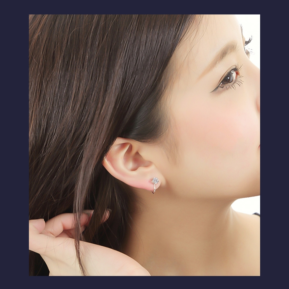 ダイヤモンド イヤリング 一粒 1ct プラチナ 金属アレルギー ラボグロウン ダイヤ ダイヤモンドイヤリング ダイヤイヤリング プラチナイヤリング 爆買の画像