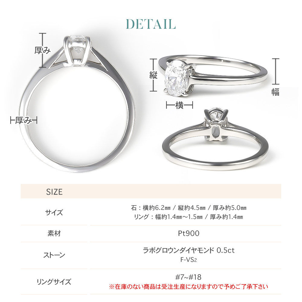 ダイヤモンド リング 指輪 一粒 ダイヤモンドリング ダイヤリング 0.5 