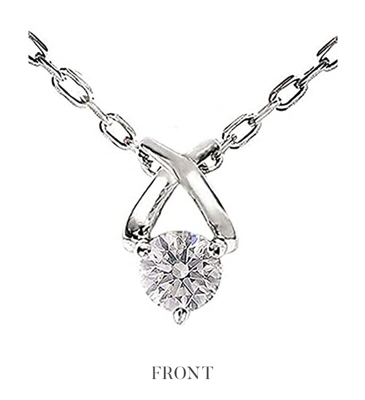 30%OFF ダイヤモンド ネックレス 一粒 ダイヤモンドネックレス ダイヤネックレス 一粒ダイヤ プラチナ 仕上げ 0.20ct レディース シンプル  ホワイトデー | ジュエリースタジオ プラスター | 02