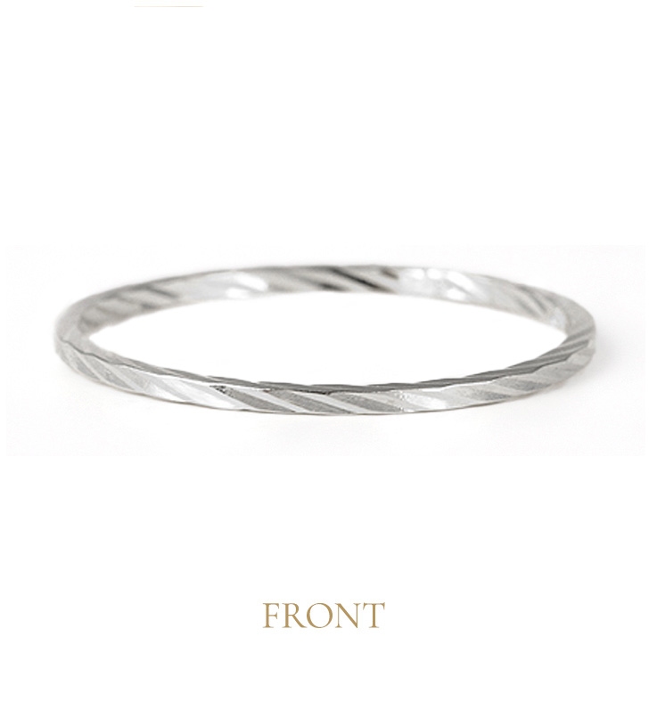 指輪 レディース メンズ プラチナ エタニティリング カットリング リング プラチナ900 華奢 シンプル ブランド | ジュエリースタジオ プラスター | 03