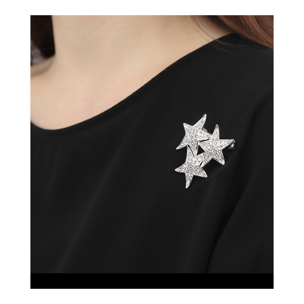 30%OFF ブローチ 星 スター ブローチピン 結婚式 入学式 入園式 卒園式 コサージュ ストールピン おしゃれ  同窓会 謝恩会 発表会 シンプル きれいめ | ジュエリースタジオ プラスター | 08