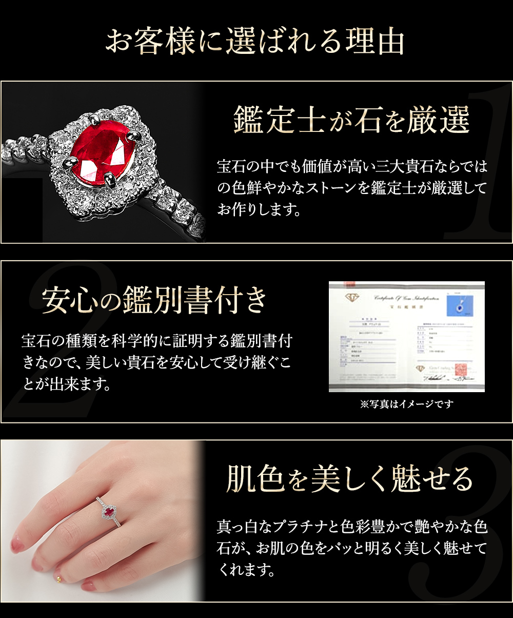 ジュエリースタジオ プラスター（Jewelry Studio PLUSTER） ルビー