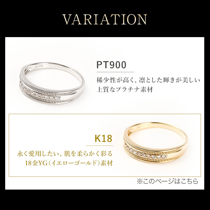 指輪 リング レディース K18  k18 18金 ダイヤ リング D 0.10ｃｔ #5〜18  アレルギー対応 ゴールド 10周年 記念 ダイヤモンド 金属アレルギー対応 爆買の画像