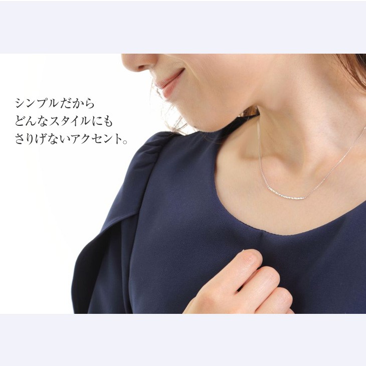 ジュエリースタジオ プラスター バーネックレス K10 ゴールド