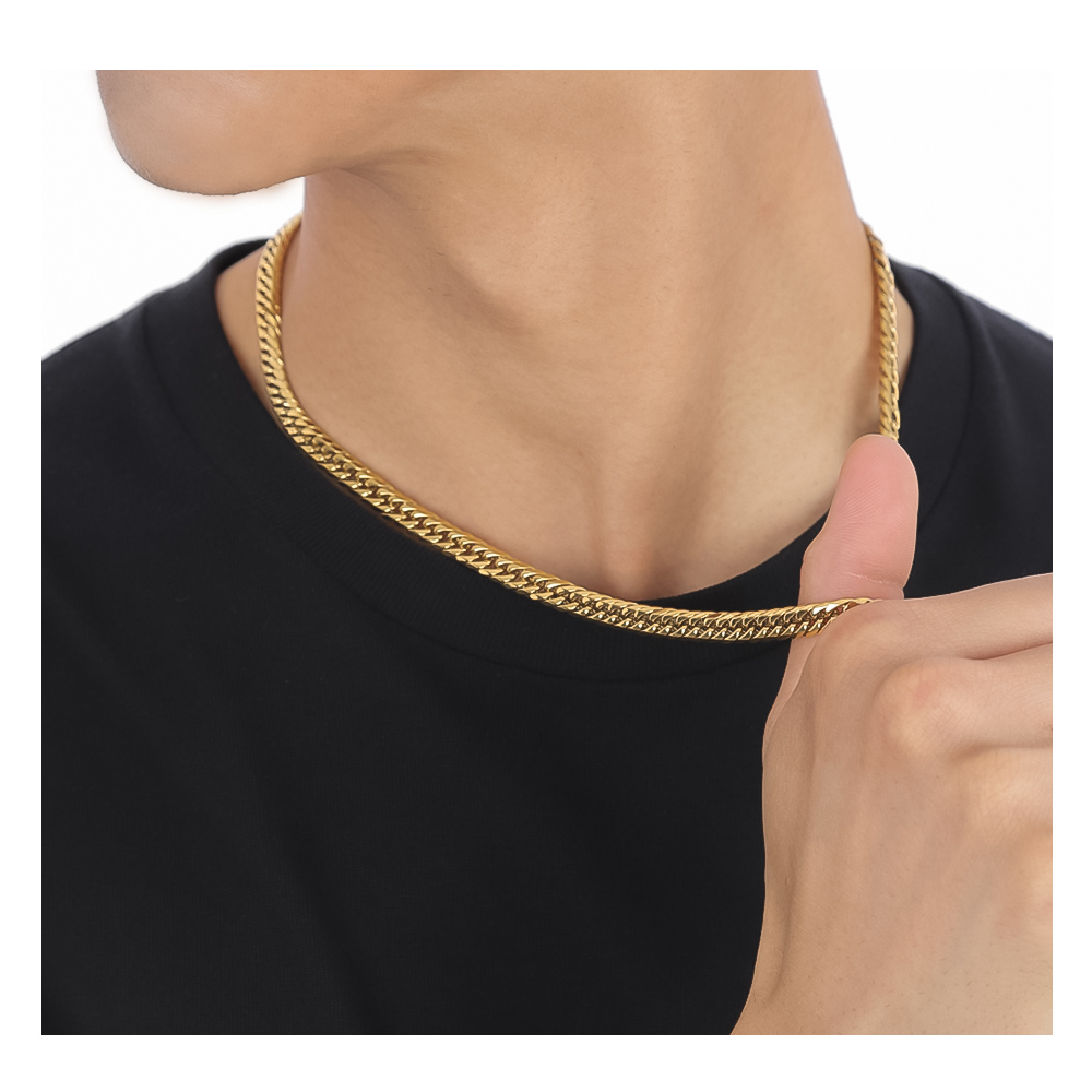 K18 6面ダブル 喜平ネックレス 30g 50cm（メンズ用ネックレス