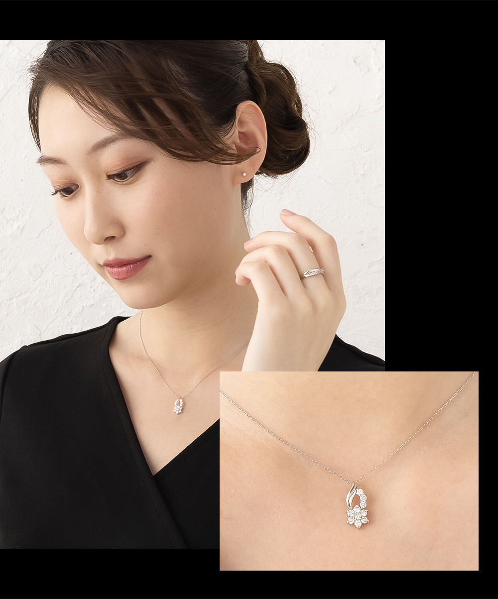 未着用☆pt900☆0.4ct ダイヤプラチナネックレス+sobrape.com.br