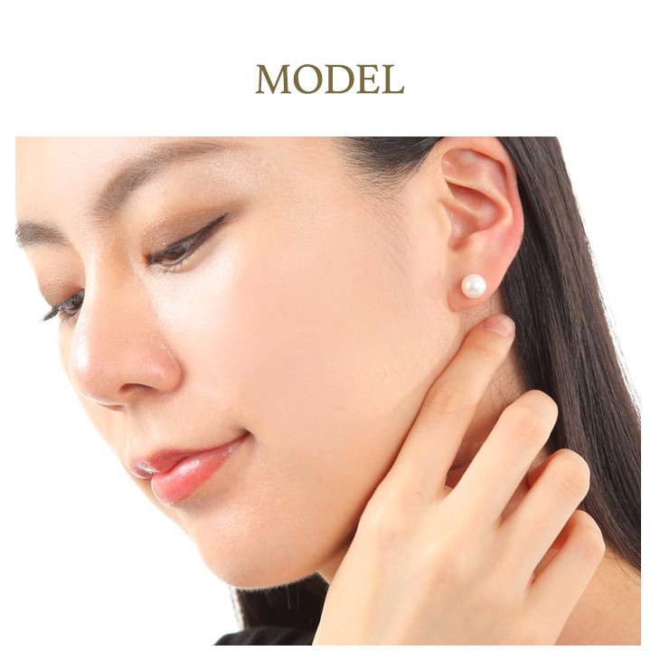 宇和島アコヤ本真珠　K14WGピアス　未使用 アコヤ真珠 ピアス レディース ホワイト 5.0-5.5mm K18G K14WG