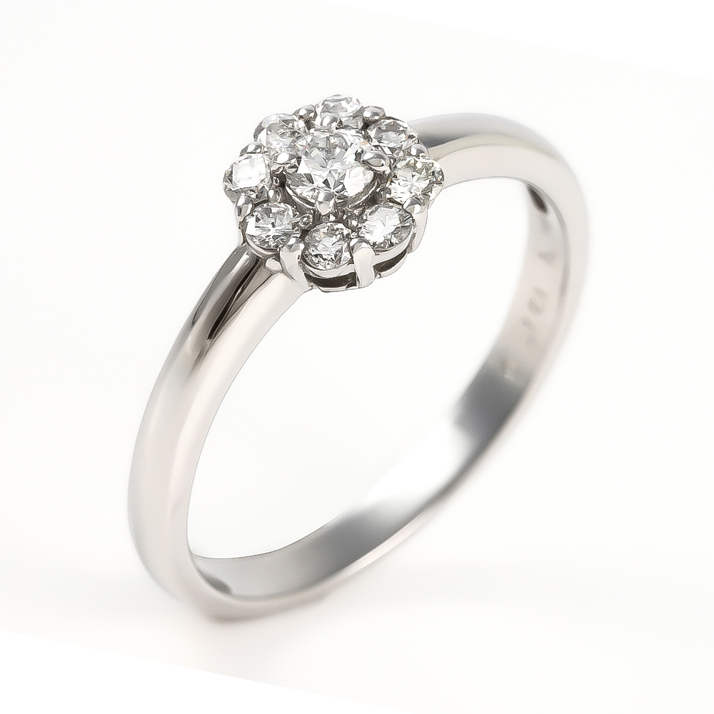 超お買い得 エレガントなプラチナダイヤリング　新品仕上げ済 ジュエリースタジオ プラスター（Jewelry Studio PLUSTER） リング