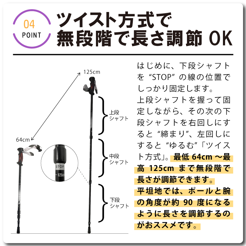 セットコンパルハイグレードスノーシュー53型＆TS-125トレッキングポールセット