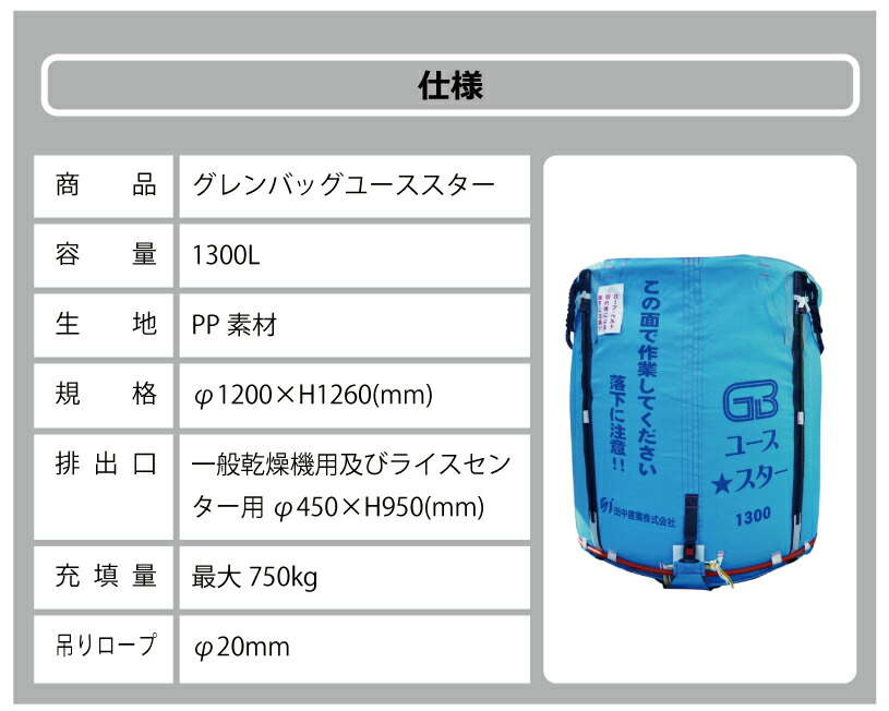 2個グレンバッグユーススター1300L