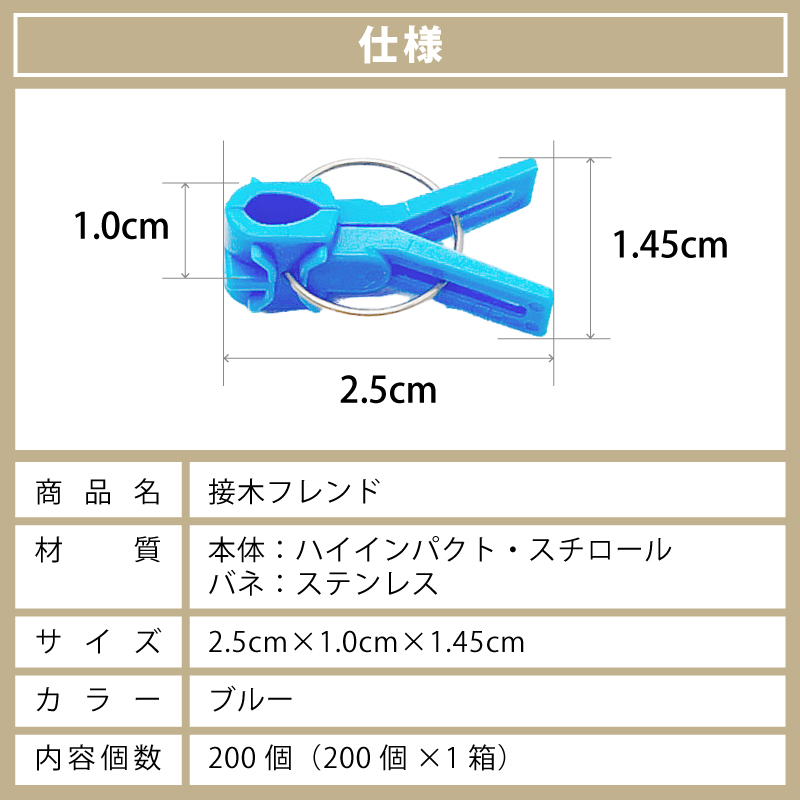 200個接木フレンドブルー