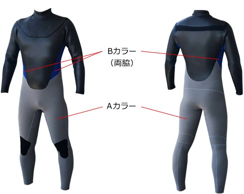 最新モデル ウェットスーツ メンズ レディース セミドライ 5mm ZIPレス