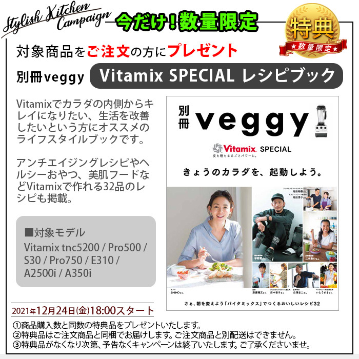 【特典付】バイタミックス アセントシリーズ A3500i ステンレスシルバー/コパー Vitamixの画像