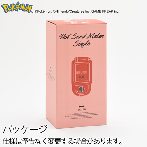 【新品未使用】BRUNOブルーノPokémonポケモンホットサンドメーカータオル BRUNO ブルーノ ポケモン ホットサンドメーカー シングル