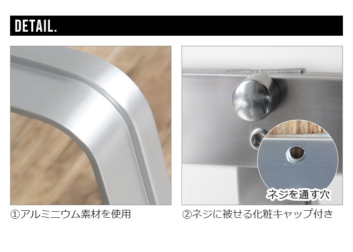 DULTON（ダルトン） アルミニウム ウォールシェルフ 2タイヤ DULTON