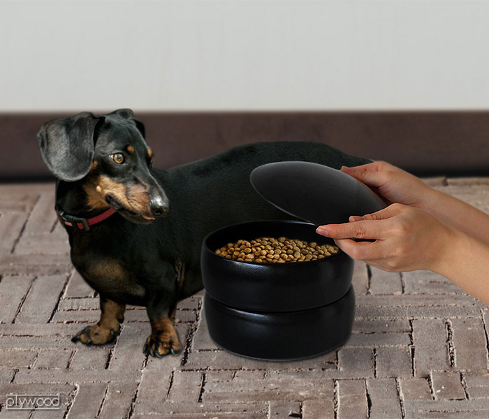 犬 猫 食器 フードボウル TOOLS FOR THE DOG 有田焼 蓋付 二段重