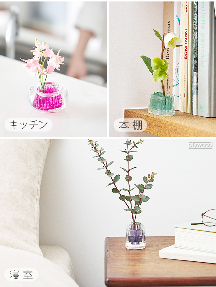 花瓶 おしゃれ 一輪挿し ミニ ガラス インテリア フラワーベース