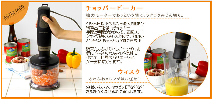 送料無料】 Electrolux INSTANTMIX スティックミキサー [ ESTM4400 ]の